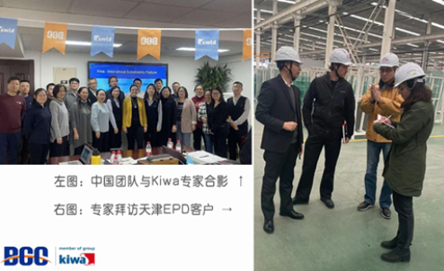 Kiwa EPD专家首次访问中国