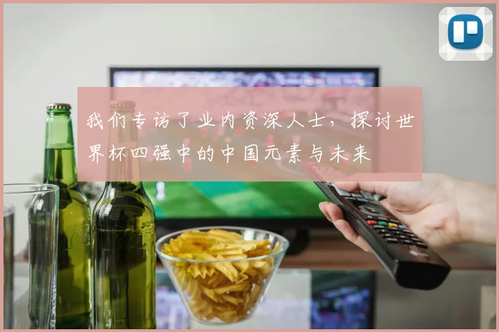 我们专访了业内资深人士,探讨世界杯四强中的中国元素与未来